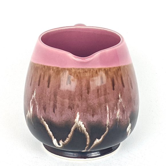 Vintage Pink & Brown 24 oz Pitcher or Large Creamer - Picture 4 of 8